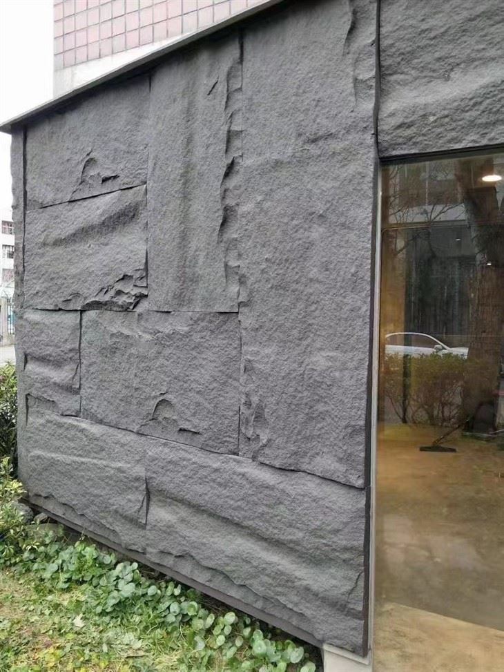 Pu Stone Wall Panel Used in The Coffee Shop